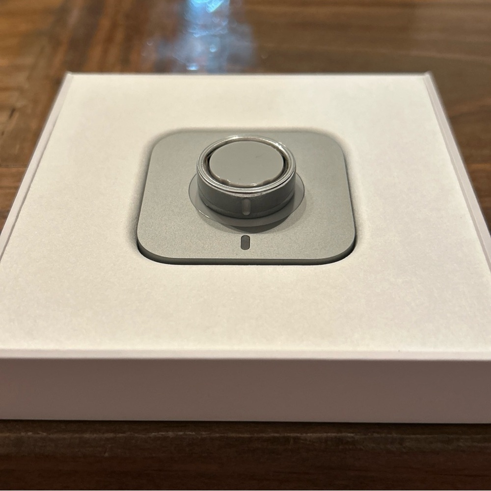 Oura Ring Generation 4 - Silver, Size 8